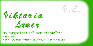 viktoria lamer business card